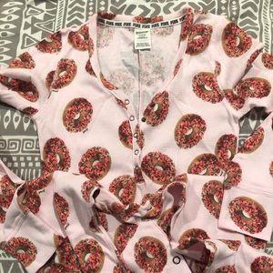 Victoria’s Secret PINK Donut Onesie NWOT
